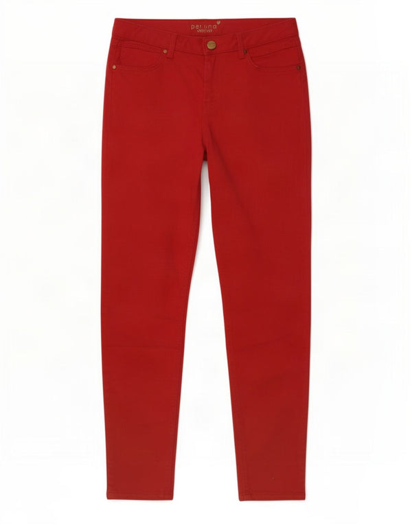 Jeans Marks & Spencer Per Una Jegging da donna UK 14 Large W30 L29 Cotone rosso