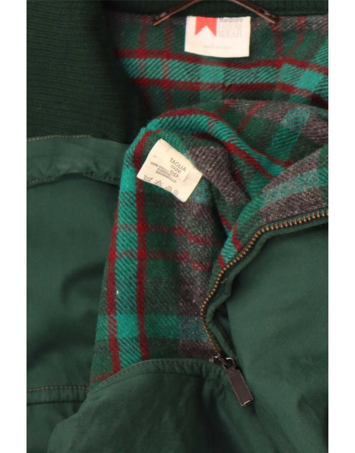 Giubbotto bomber da uomo Marlboro IT 50 Large verde in cotone color block