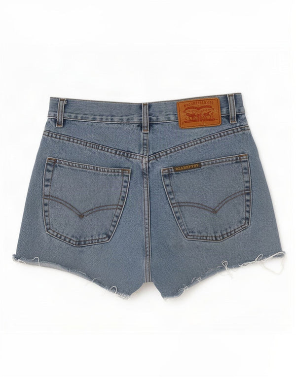 Pantaloncini di jeans da donna Levi's medi W29 in cotone blu