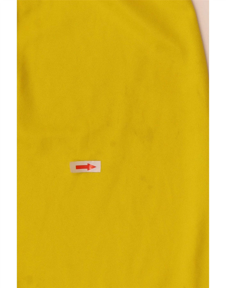 Pantaloncini sportivi Adidas Climalite da uomo piccoli in poliestere giallo