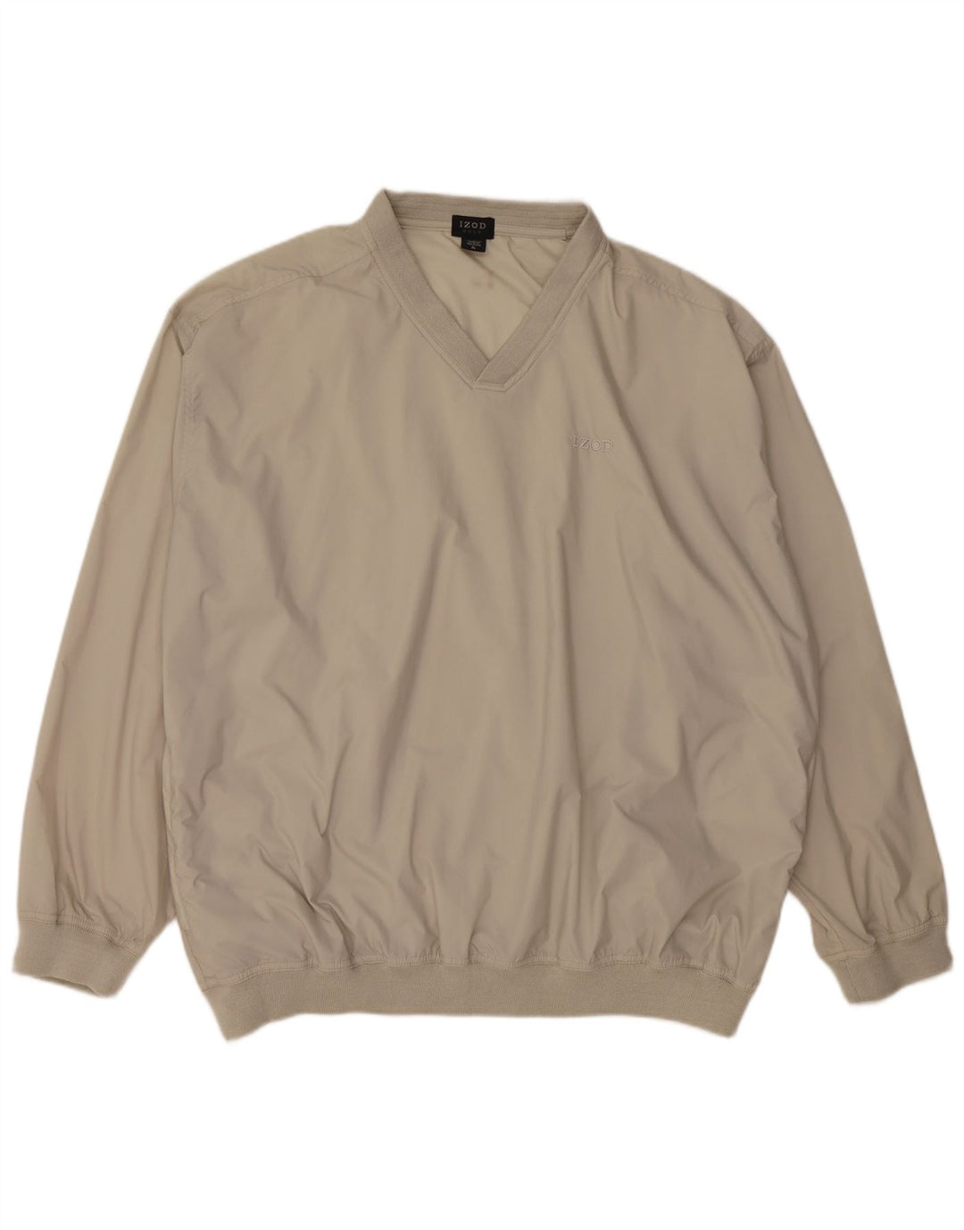 Tuta da uomo Izod Loose Fit Pullover Top XL Nylon grigio