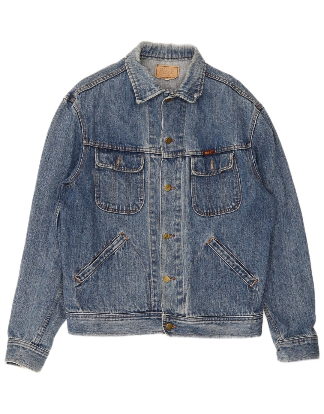 Giacca di jeans da uomo Rifle UK 40 grande blu