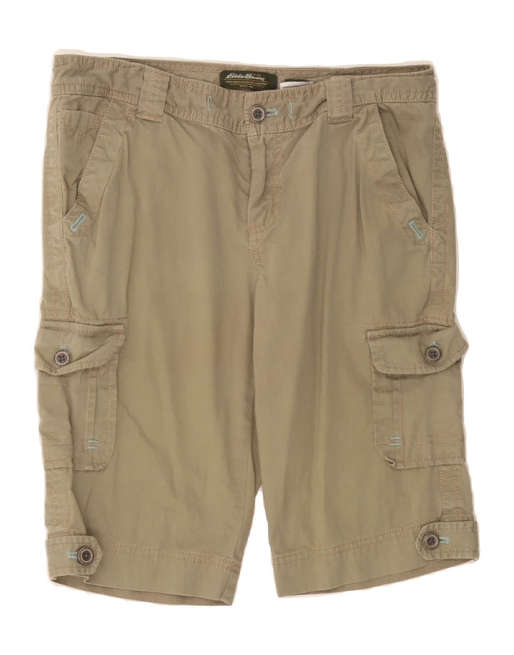 EDDIE BAUER Womens Cargo Shorts US 4 Small W27 Beige Cotton Vintage Eddie Bauer and Second-Hand Eddie Bauer from Messina Hembry 