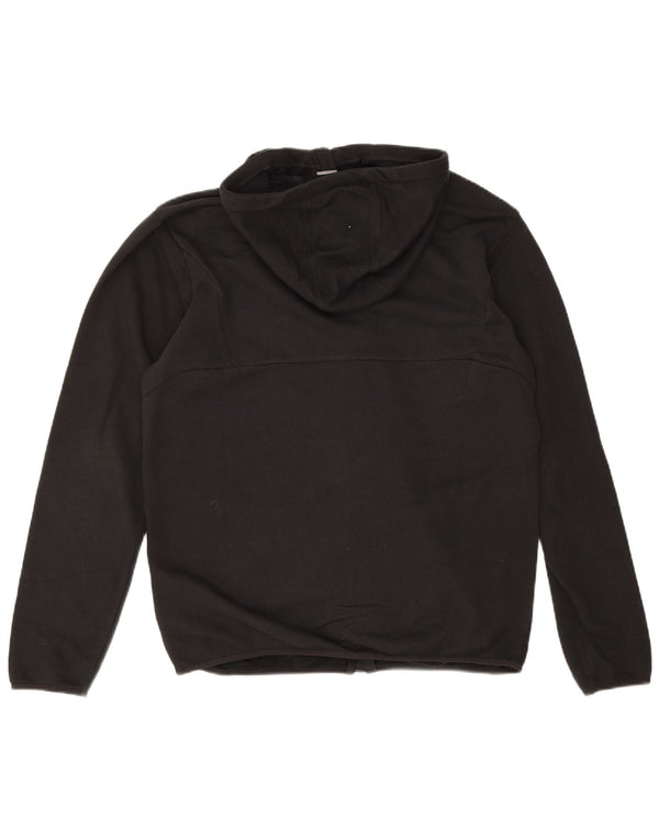 Felpa con cappuccio e zip da uomo Puma in cotone nero medio