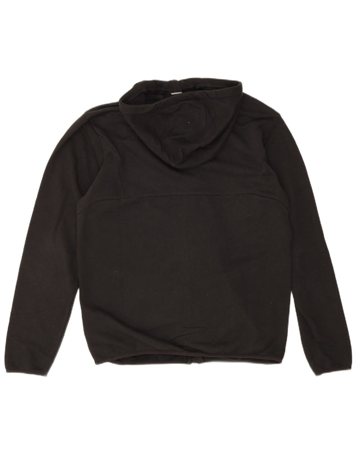 Felpa con cappuccio e zip da uomo Puma in cotone nero medio