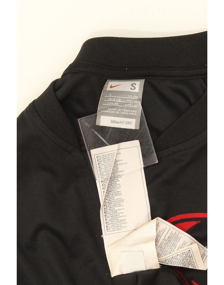 Canotta Nike da uomo UK 36/38 piccola poliestere a righe nere