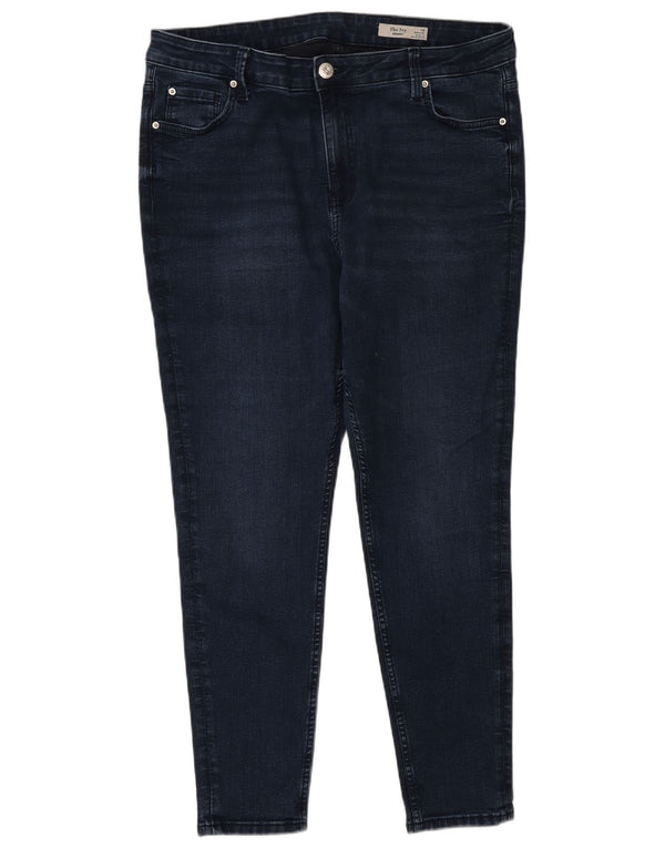 Jeans skinny Marks & Spencer da donna The Ivy UK 18 XL W36 L28 Blu