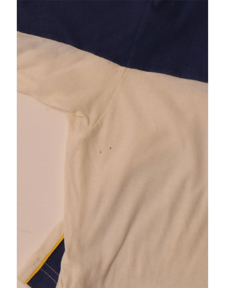 T-shirt grafica da uomo COLMAR Top in cotone color block bianco medio sportivo