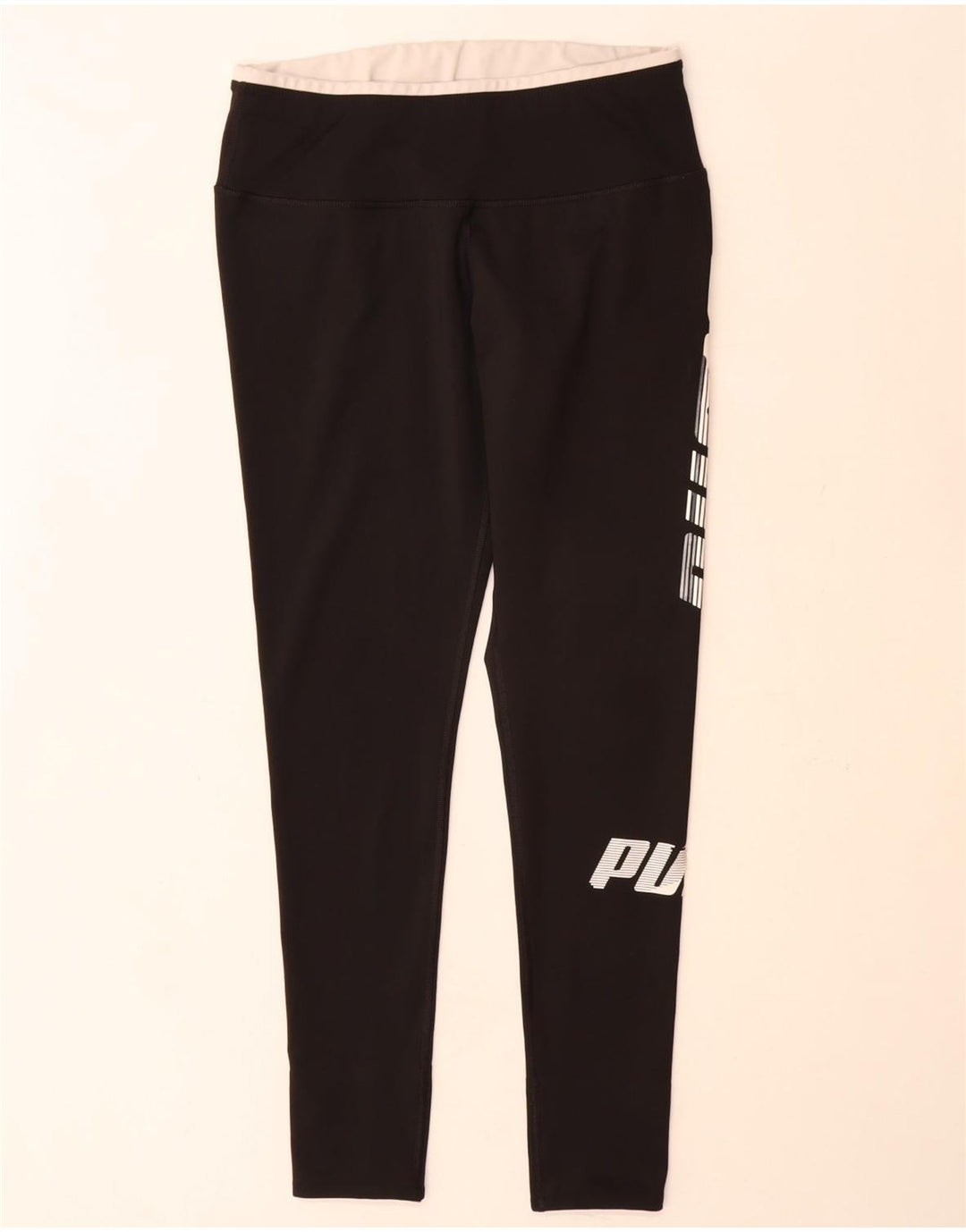 Leggings grafici da donna Puma UK 18 XL poliestere nero