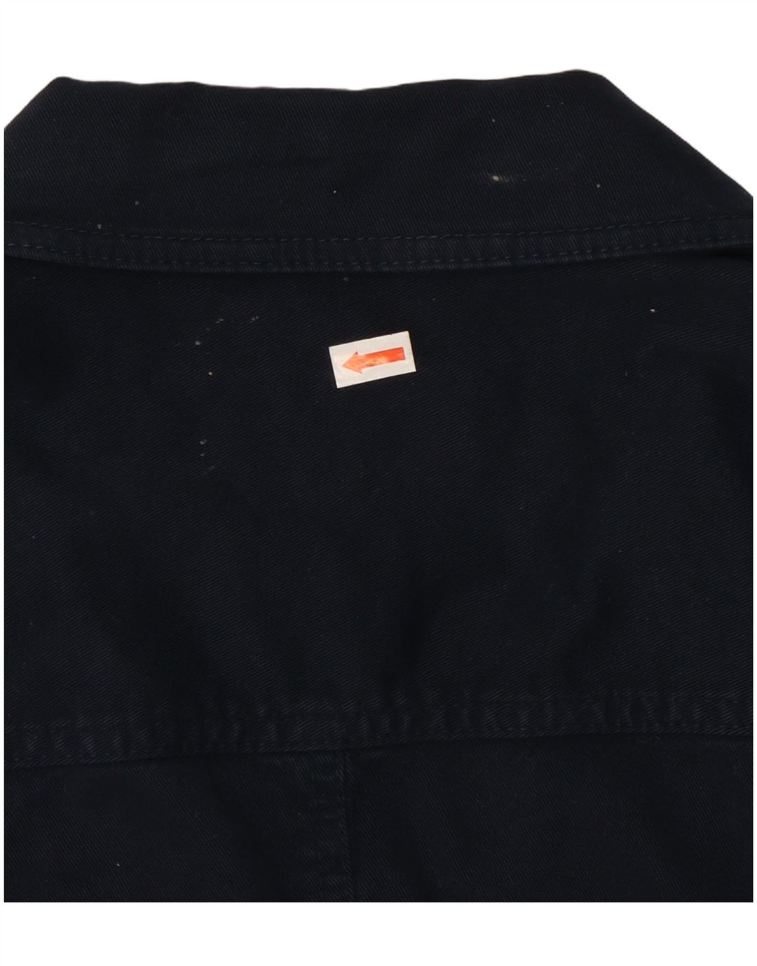 LAURA ASHLEY Giacca blazer da donna a 2 bottoni UK 12 Medio cotone blu navy