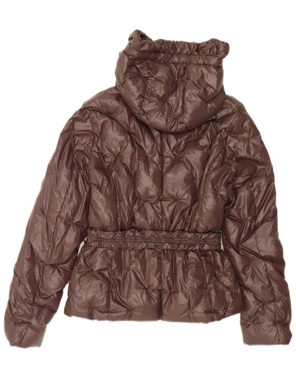 Piumino Donna Cerruti 1881 con cappuccio IT 46 XL Marrone Poliammide