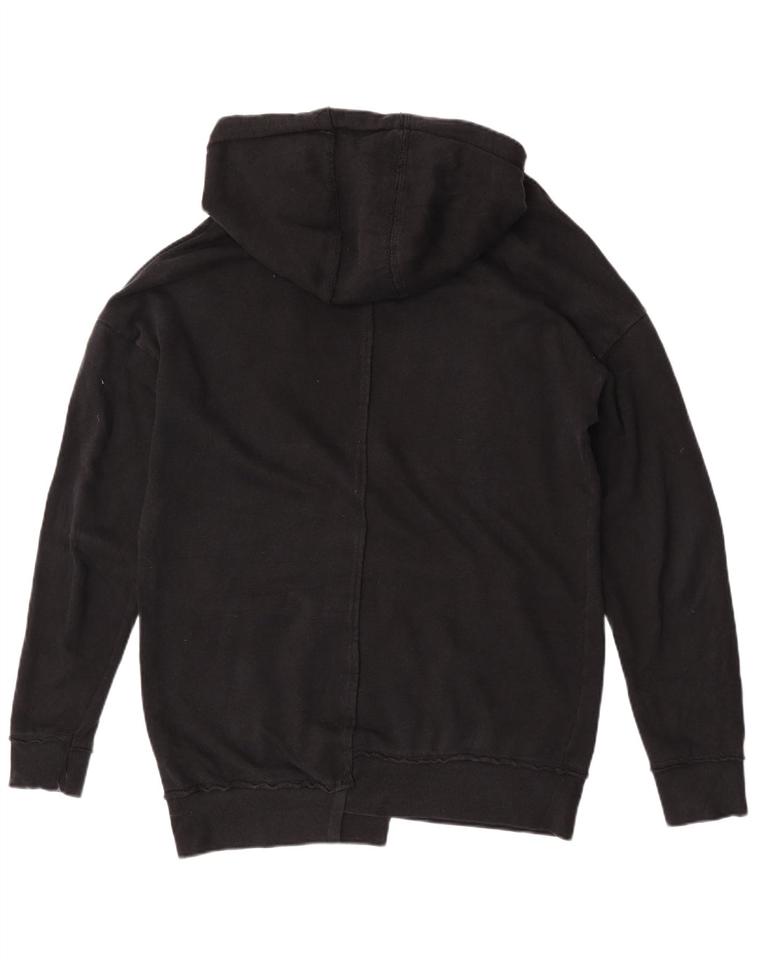 Felpa con cappuccio da uomo Zara grande in cotone nero