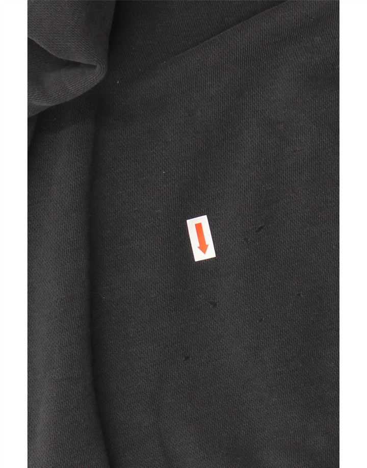 Maglione con cappuccio da donna NIKE UK 14 cotone nero medio