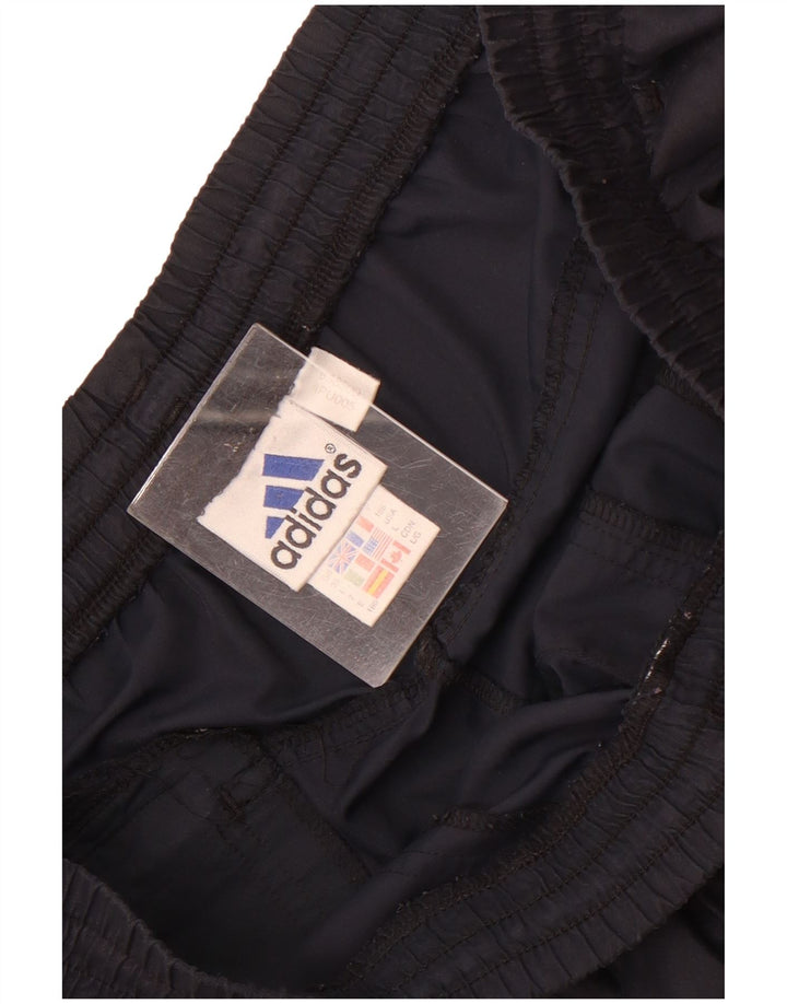 Pantaloni da tuta da uomo Adidas Large in poliestere blu navy