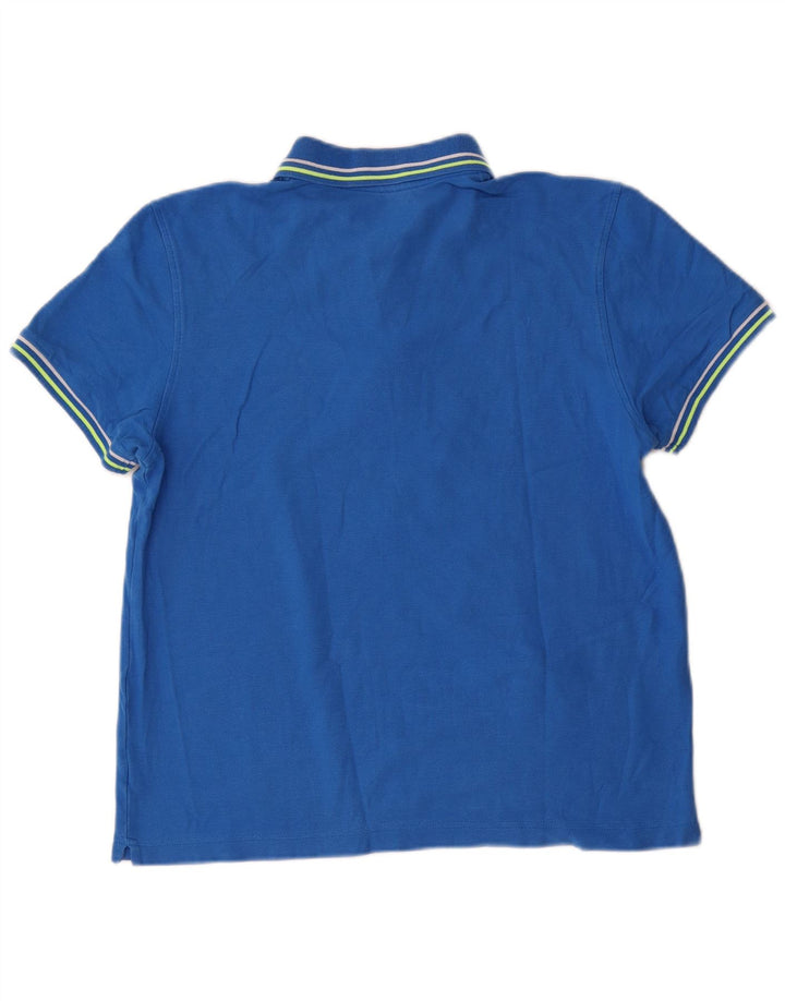Polo Uomo Lotto Piccola in Cotone Rigato Blu