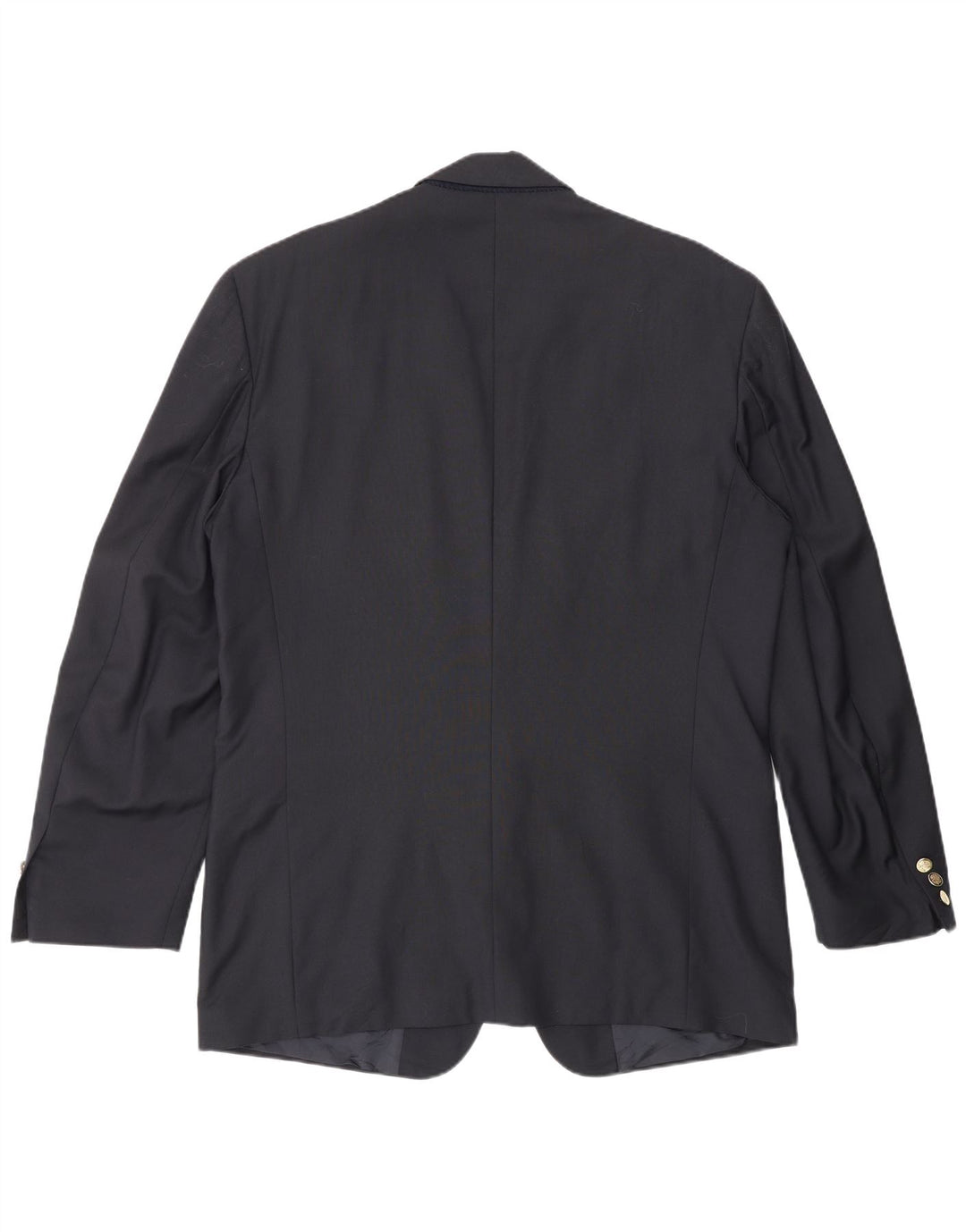 Giacca blazer da uomo a 2 bottoni Yves Saint Laurent IT 52 XL Blu navy in lana vergine