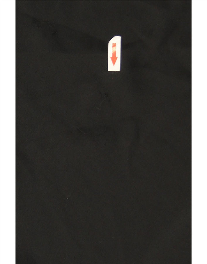 Gonna a trapezio da donna Marks & Spencer UK 14 grande W33 poliestere nero