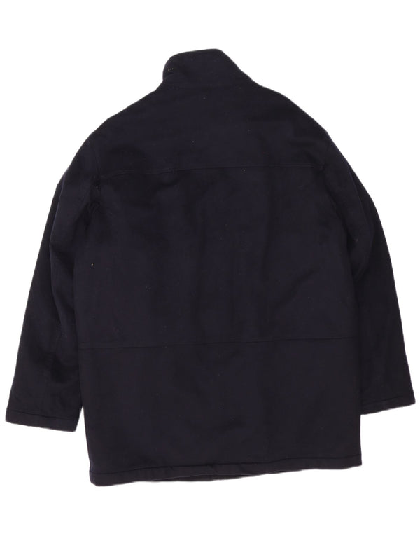 Cappotto giacca a vento da uomo Amerigo Vespucci UK 40 Large Blu Navy