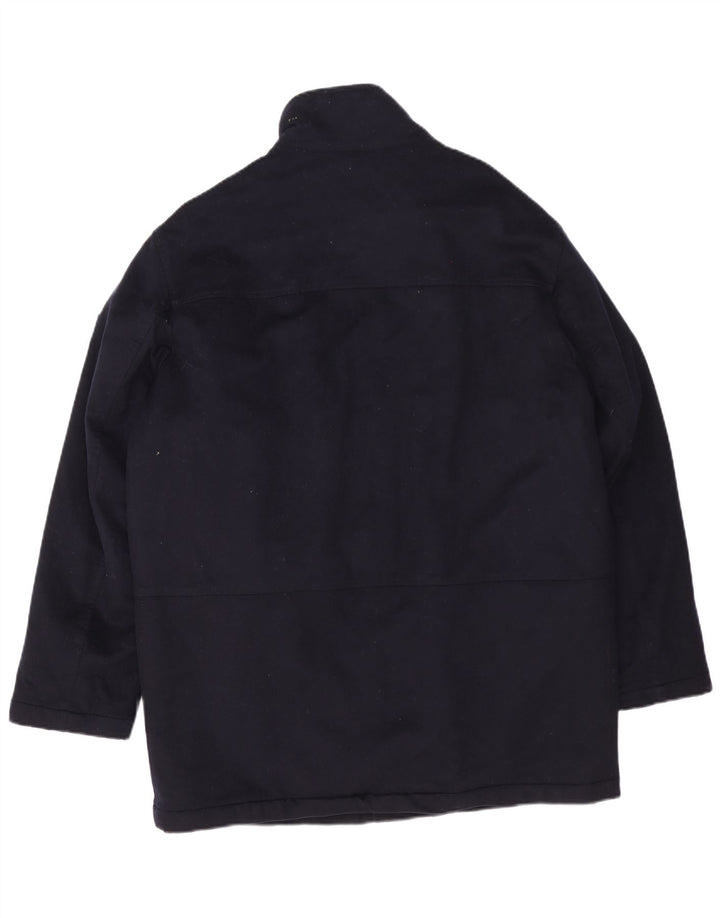 Cappotto giacca a vento da uomo Amerigo Vespucci UK 40 Large Blu Navy