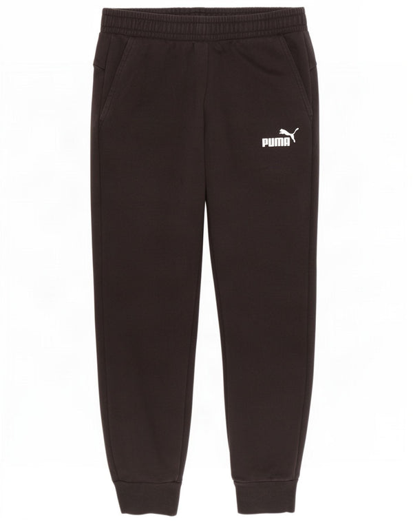 Pantaloni da tuta da donna Puma Joggers grandi in cotone nero