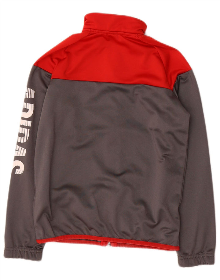 Giacca da ginnastica grafica ADIDAS per ragazzi 9-10 anni Colore grigio a blocchi