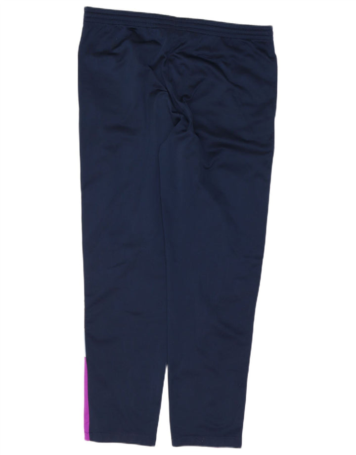 LOTTO Mens Graphic Tracksuit Trousers Large  Navy Blue Colourblock