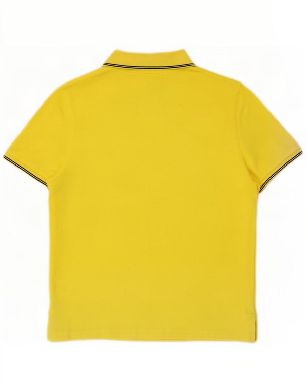 Polo Hugo Boss da bambino 13-14 anni piccola in cotone giallo