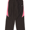 Pantaloni da tuta da donna REEBOK UK 14 Large Nero Colourblock Poliestere