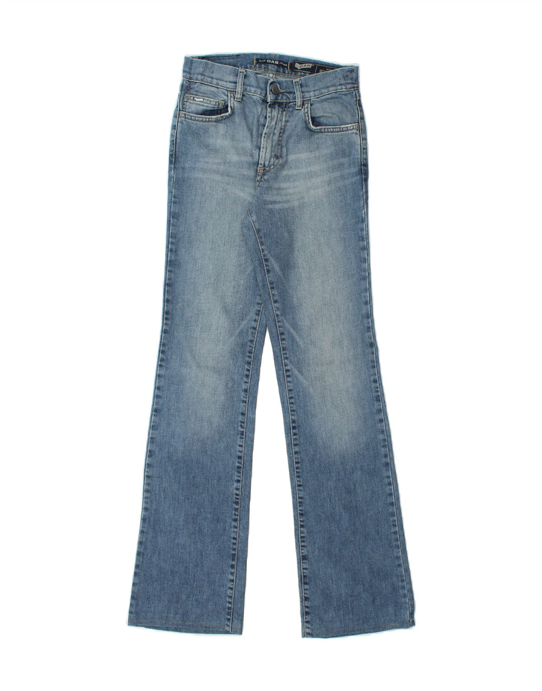 GAS Womens Model High Rise Bootcut Jeans W25 L31  Blue Cotton Vintage Gas and Second-Hand Gas from Messina Hembry 