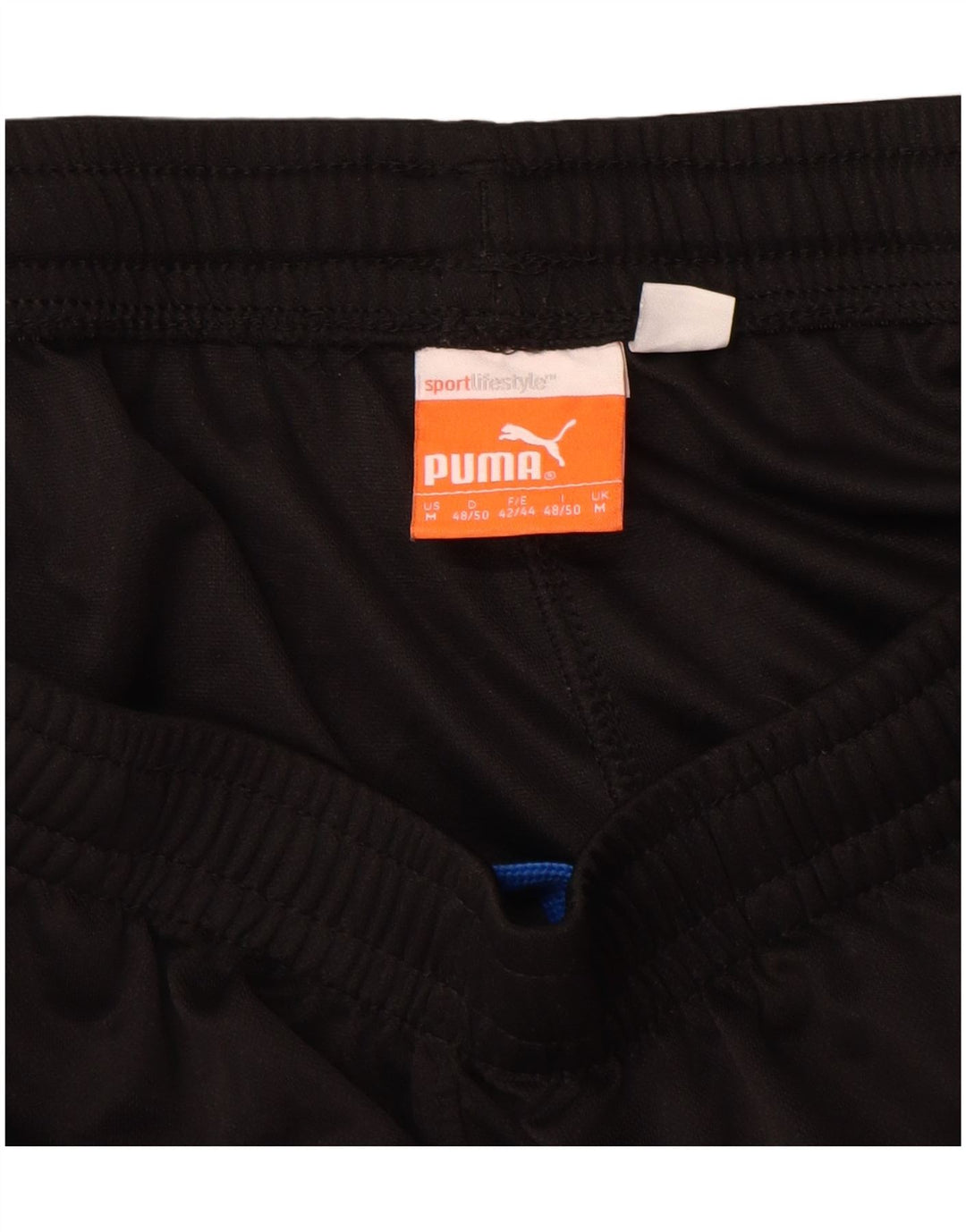 Pantaloncini sportivi PUMA da uomo, colore nero medio, in poliestere color block