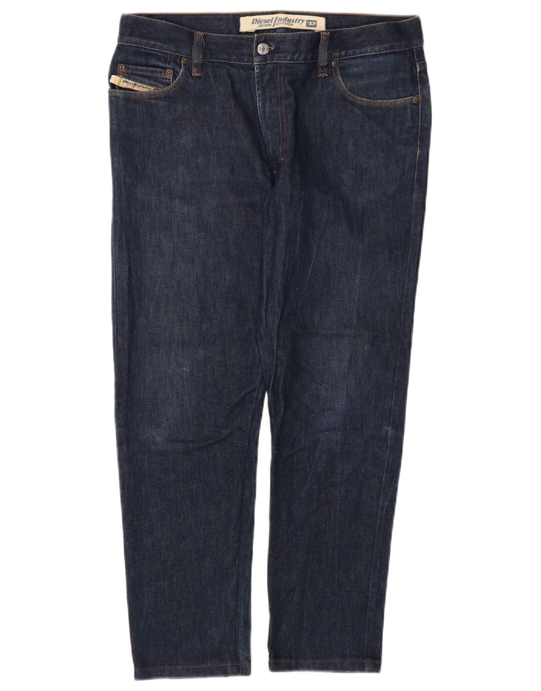 Jeans slim da uomo DIESEL W34 L27 cotone blu navy