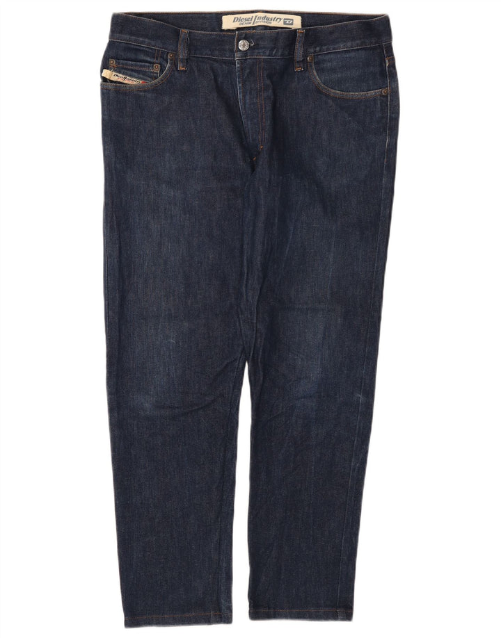 Jeans slim da uomo DIESEL W34 L27 cotone blu navy