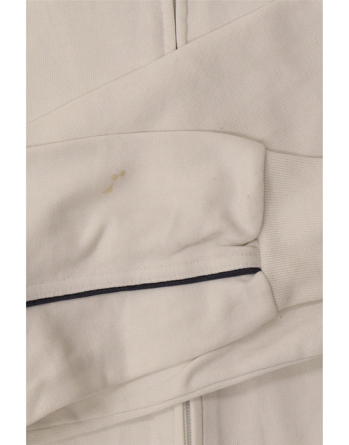 CHAMPION Giacca da tuta da donna Easy Fit UK 16 Large in cotone bianco