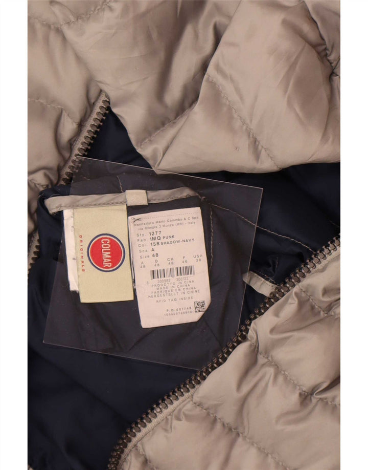 Giacca imbottita con cappuccio Colmar da uomo IT 48 Poliestere grigio medio