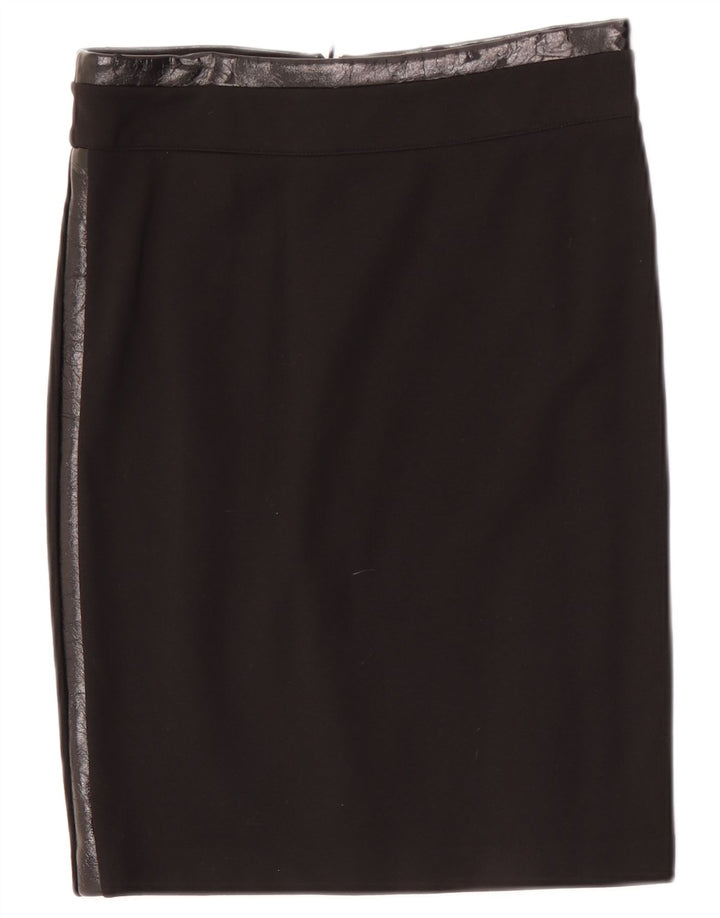 Gonna dritta da donna Guess media W28 viscosa nera