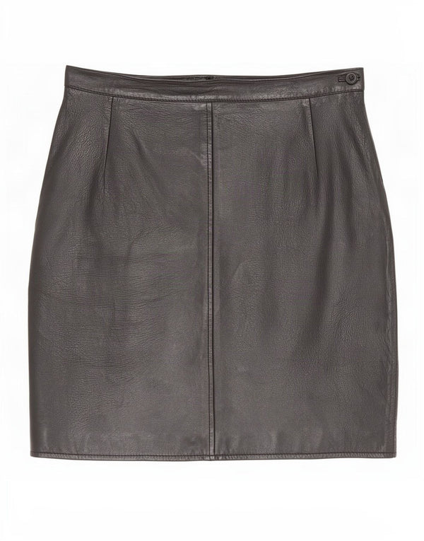 Gonna in pelle da donna i Blues IT 42 media W28 nera