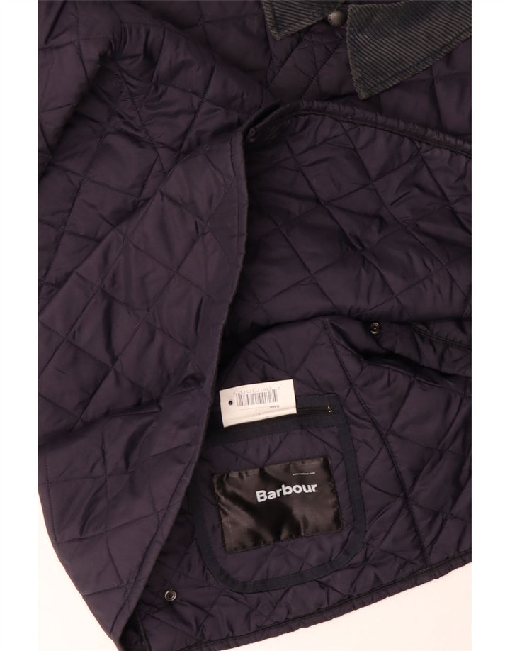 Giacca trapuntata da uomo Barbour UK 44 2XL poliestere blu navy