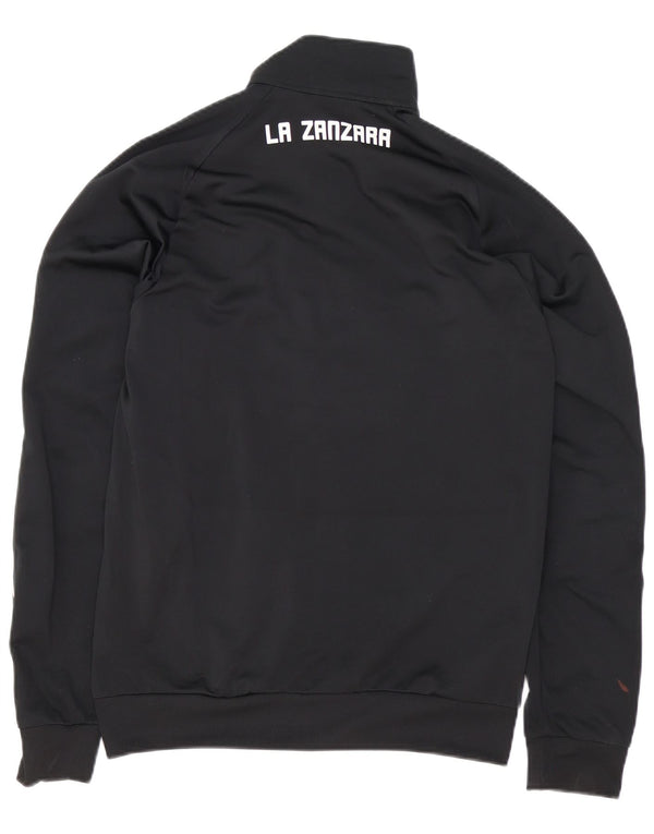 Adidas Mens Graphic Tracksuit Top Jacket Medium Black Polyester