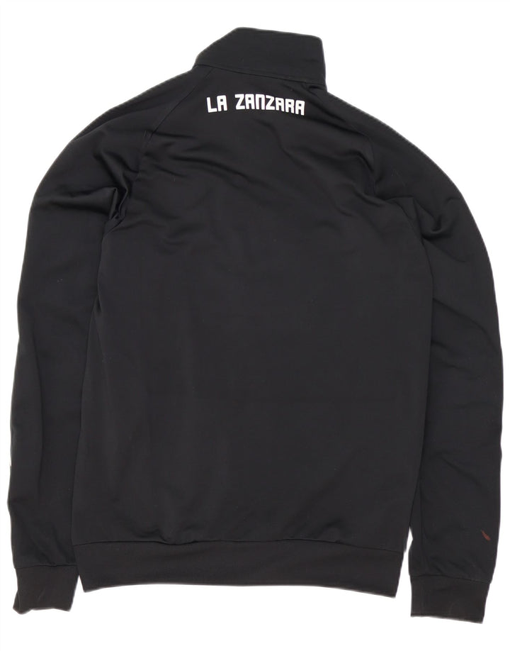 Giacca da ginnastica grafica da uomo Adidas, giacca media, nera, in poliestere