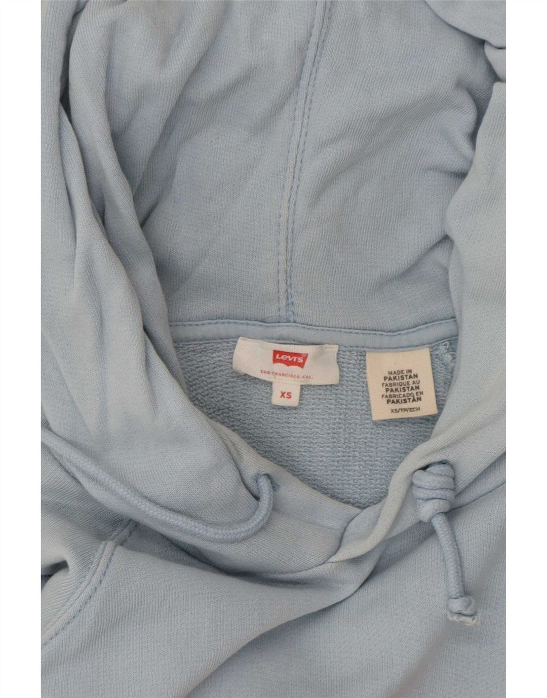 Maglione con cappuccio grafico da uomo Levi's XS blu