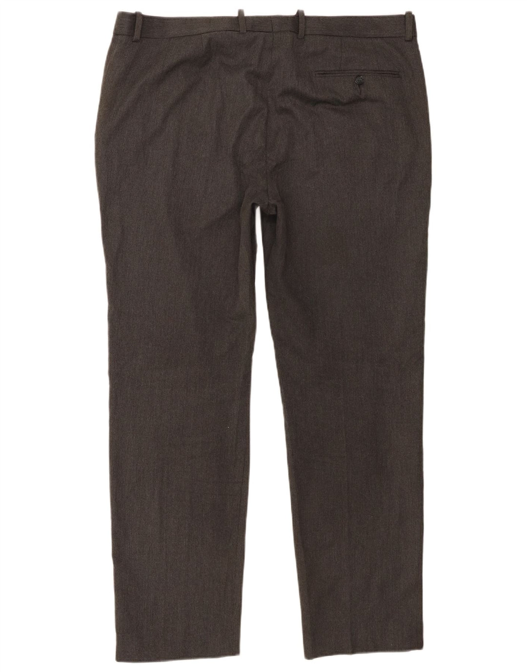 Pantaloni chino slim fit da uomo Marks & Spencer W38 L31 poliestere grigio