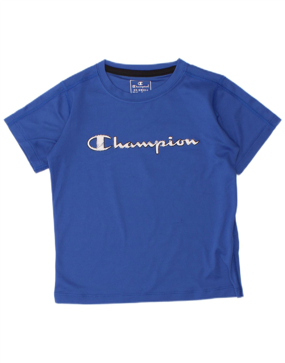 T-shirt grafica Champion da bambino, 3-4 anni, 2XS, poliestere blu