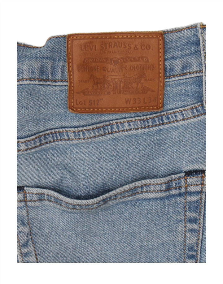 Jeans Levi's da donna 512 slim affusolati W33 L34 cotone blu