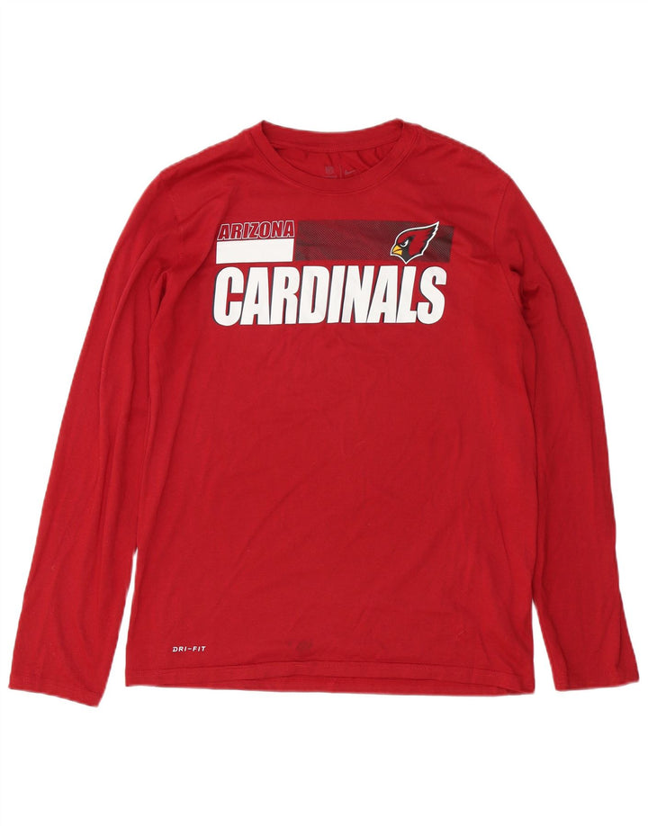 Nike Arizona Cardinals Graphic Top da uomo a maniche lunghe in poliestere rosso medio
