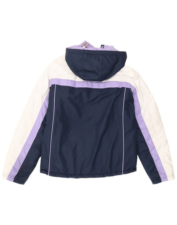 Giacca imbottita con cappuccio Nike per ragazze 13-14 anni XL poliestere color block viola