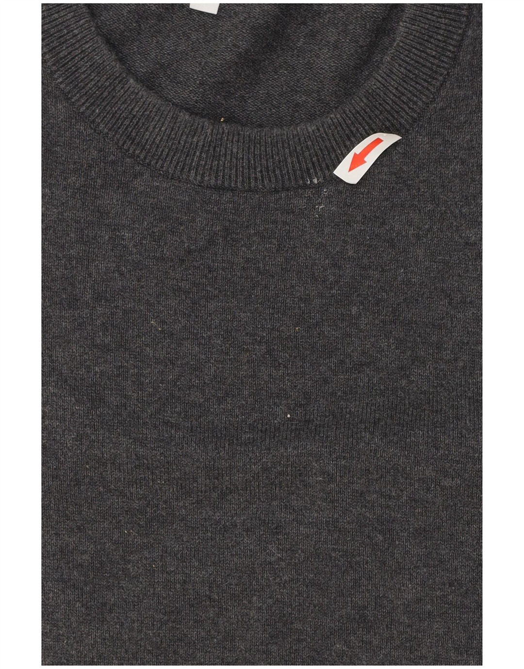 Maglione girocollo da uomo John Lewis, grande cotone grigio