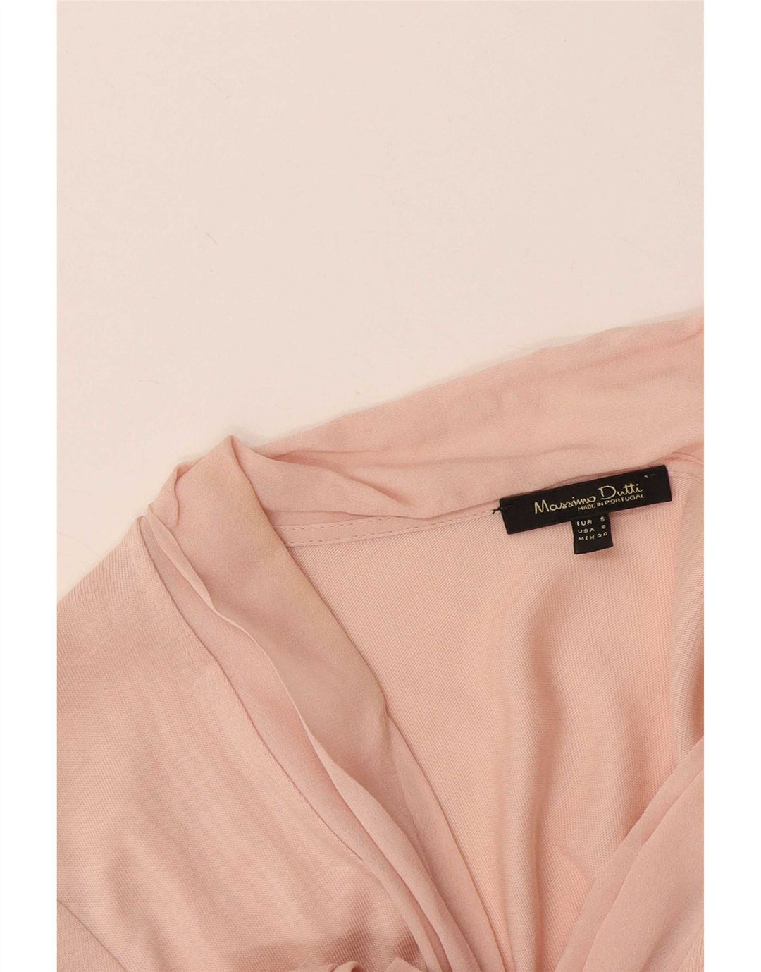 Massimo Dutti Camicetta a maniche lunghe da donna Top UK 10 Small Rosa