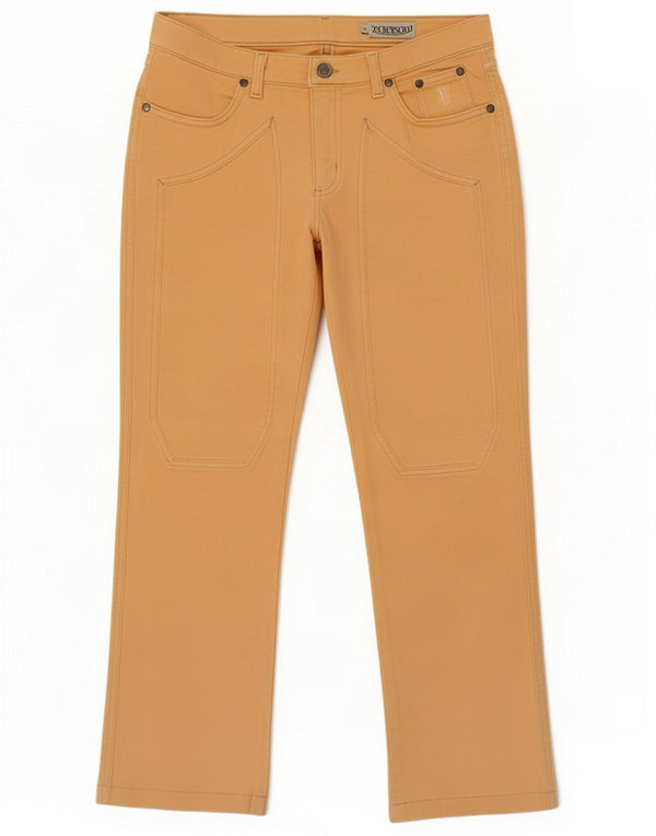Jeckerson Jeans dritti da donna W28 L26 Cotone giallo
