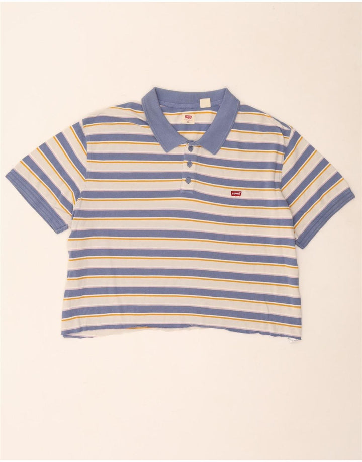 Polo Levi's da uomo 2XL a righe blu