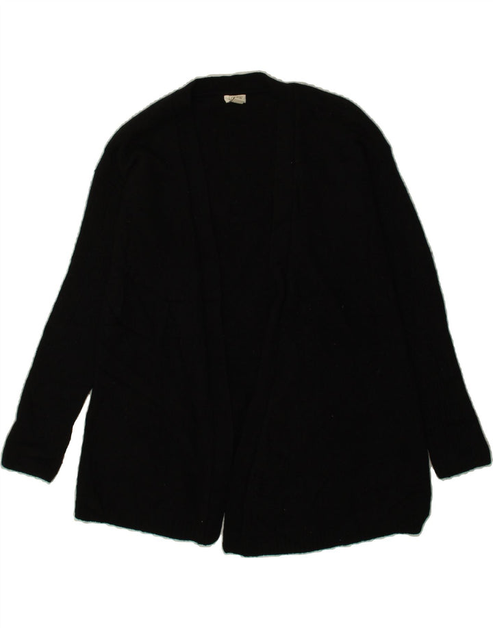 J. CREW Womens Open Cardigan Sweater UK 12 Medium Black Viscose Vintage J. Crew and Second-Hand J. Crew from Messina Hembry 